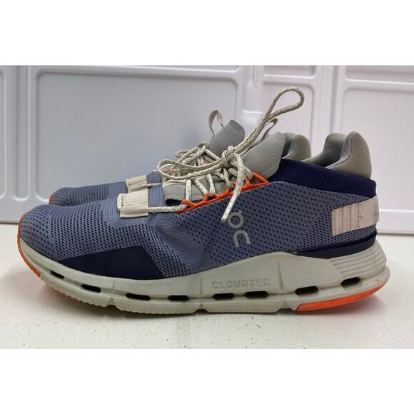Men On Cloud Cloudnova blue athletic running shoes tennis sneakers 26.98315, 10 main image 5